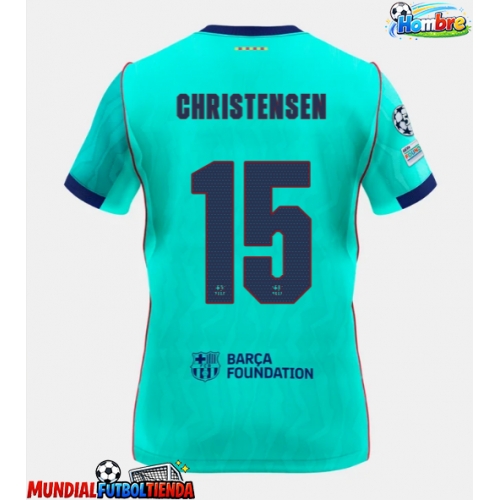 Camiseta Barcelona Andreas Christensen #15 Tercera Equipación Replica 2026-27 mangas cortas